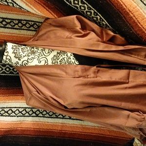 Hot AF copper toned robe